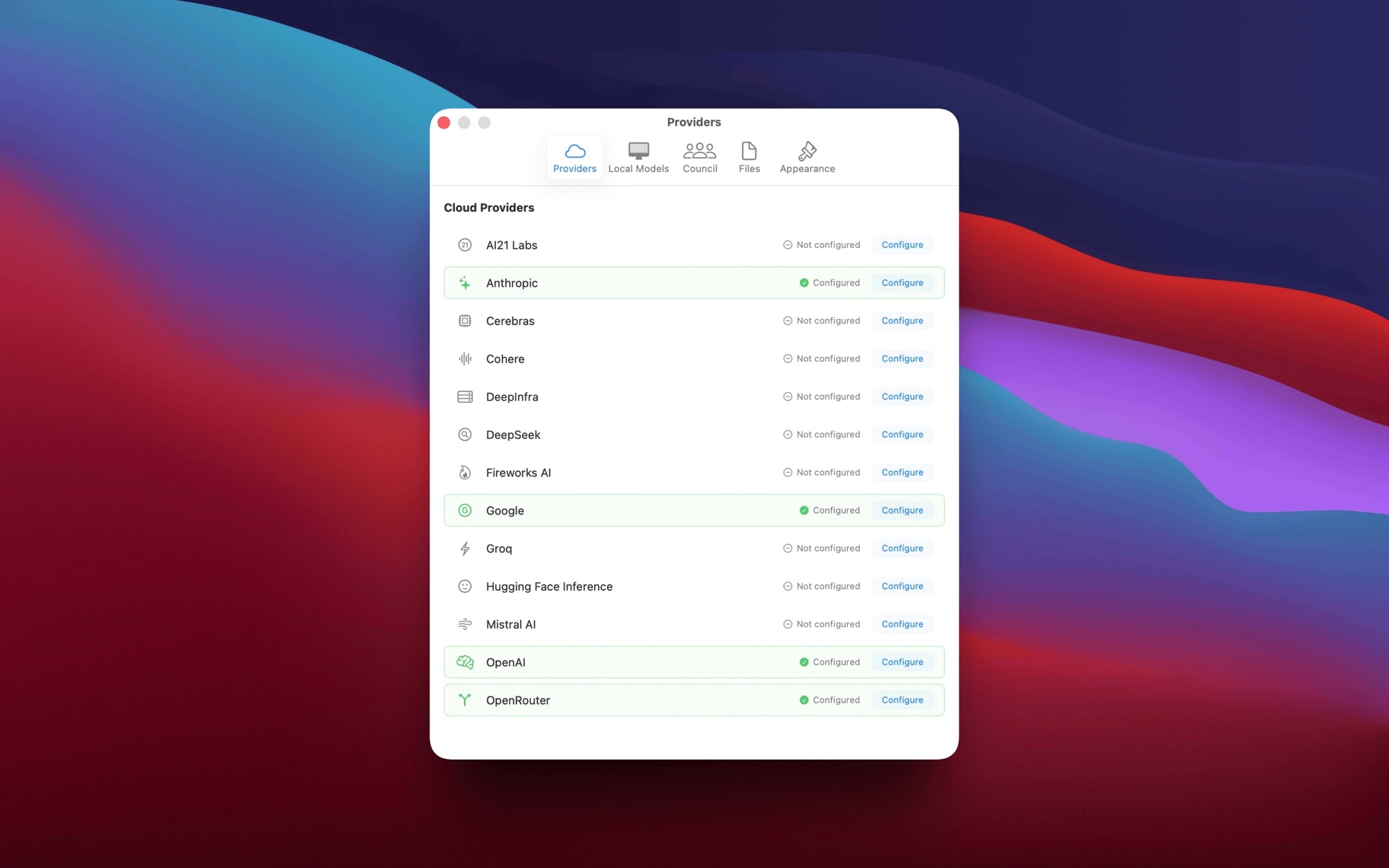 Council synthesis with confidence